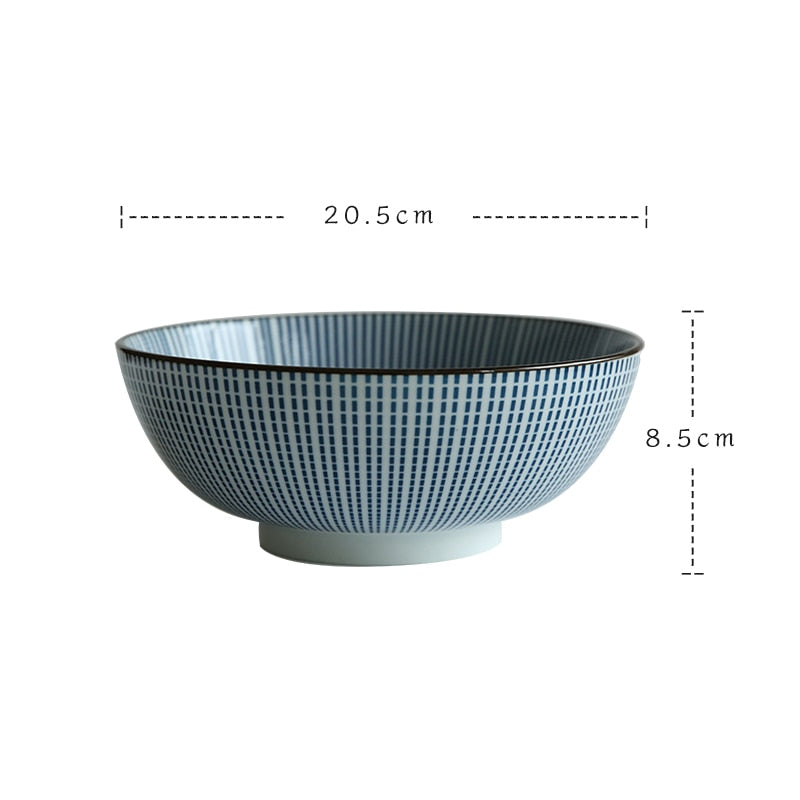 Japanese Ceramic Ramen Bowl 8 Inches